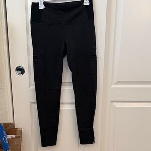 Oiselle Pocket Jogger tights - 6 - black